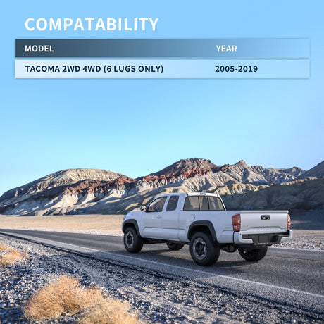 Richeer 3" Front 2" Rear Leveling Kit for Toyota(Tacoma 2WD 4WD)