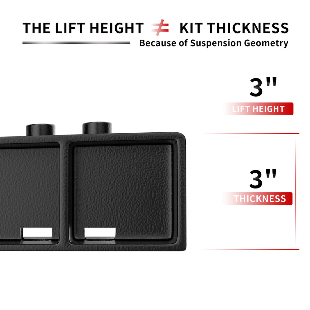 Richeer 3" Rear Leveling Kit for Ford(F150)