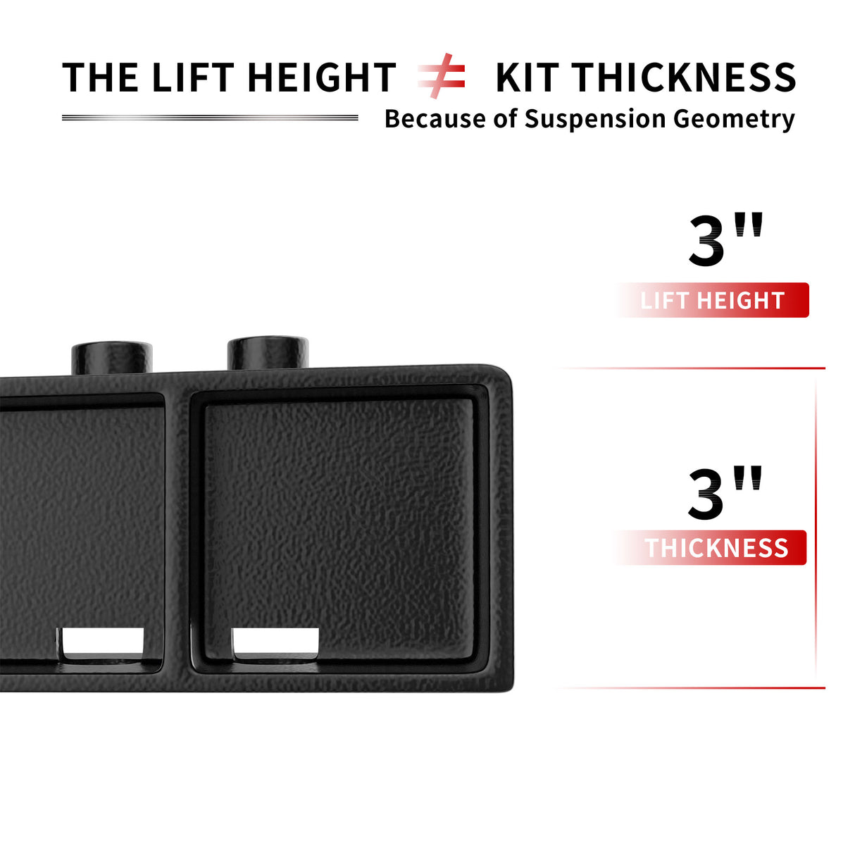 Richeer 3" Rear Leveling Kit for Ford(F150)