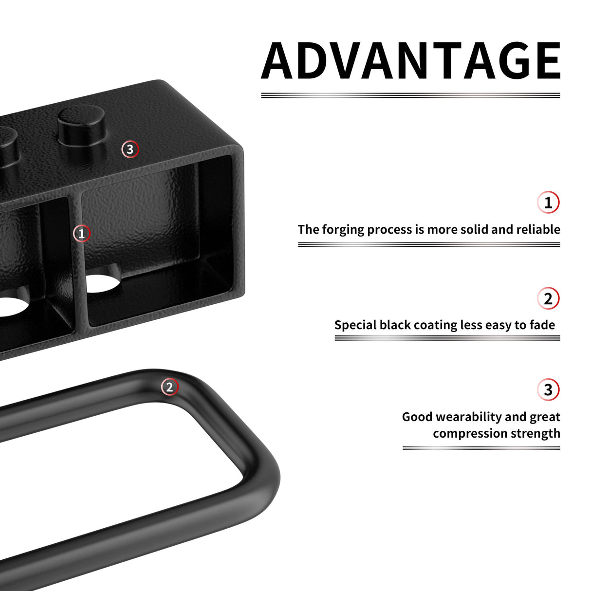 Richeer 3" Rear Leveling Kit for Ford(F150)