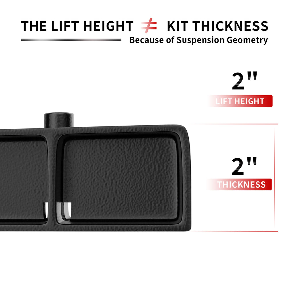 Richeer 2" Rear Leveling Kit for Toyota(Tacoma, Tundra)