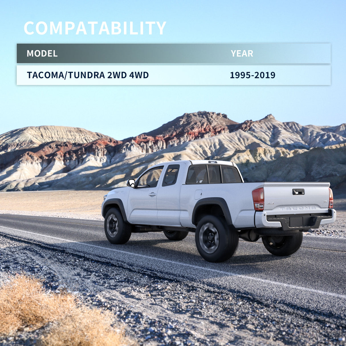 Richeer 2" Rear Leveling Kit for Toyota(Tacoma, Tundra)