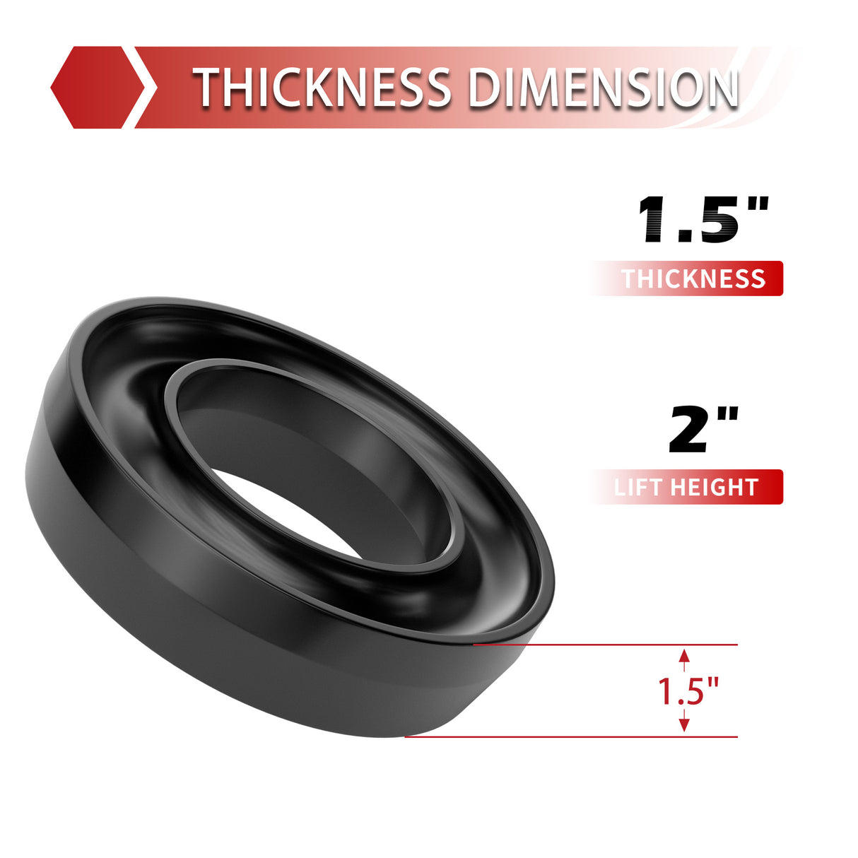 Richeer 2" Front Leveling Kit for Ram(Ram 1500, Ram 2500)