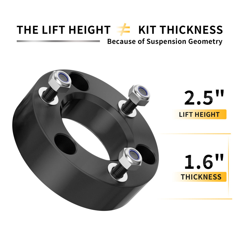 Richeer 2.5" Front Leveling Kit for Ford and Lincoln(F150, Mark LT)