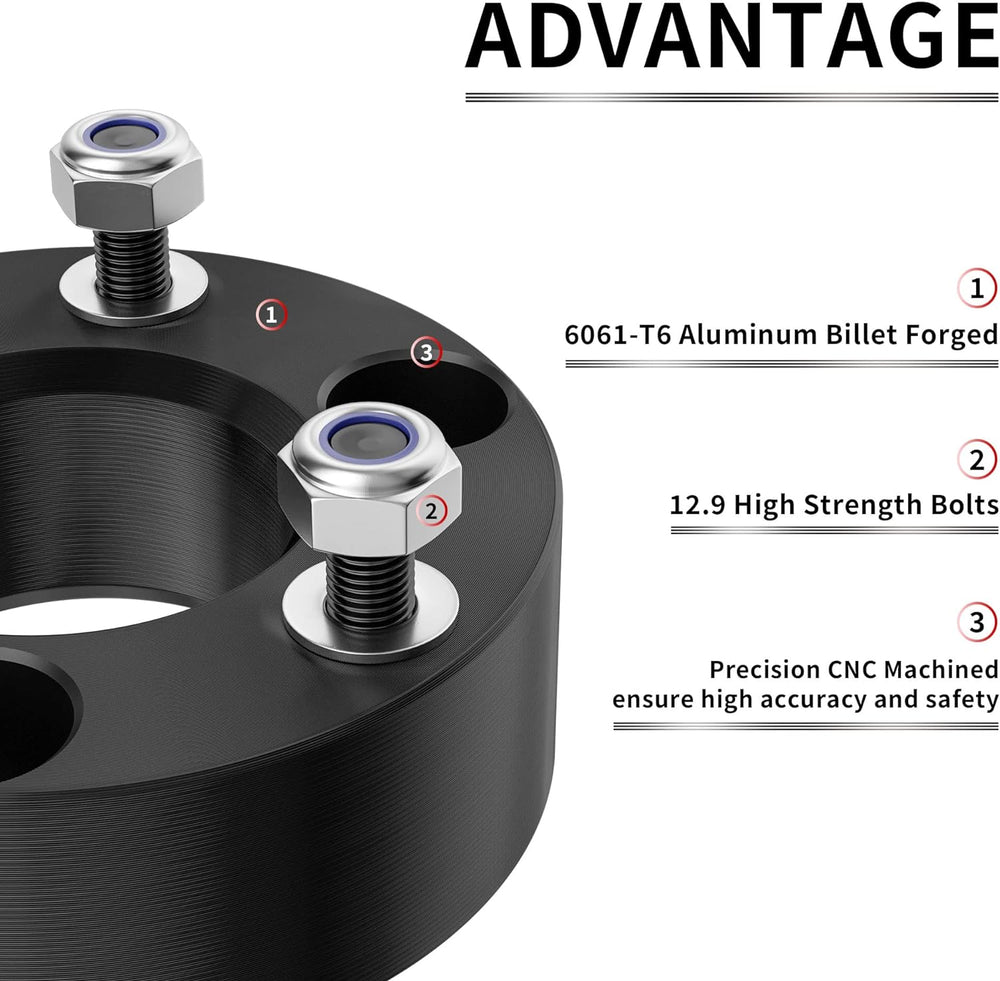 Richeer 2.5" Front Leveling Kit for Ram and Dodge(Ram 1500, Dakota)