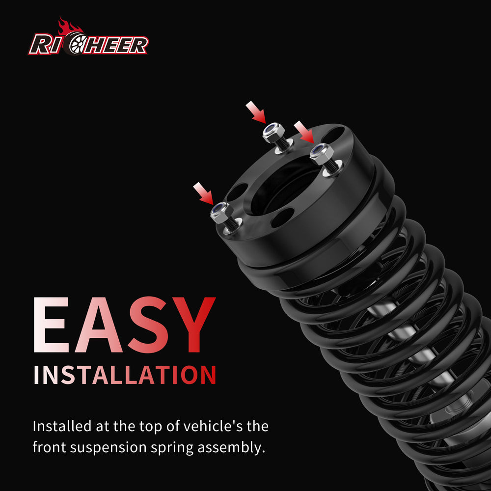 Richeer 2" Front Leveling Kit for Chevy and GMC(Silverado, Sierra)