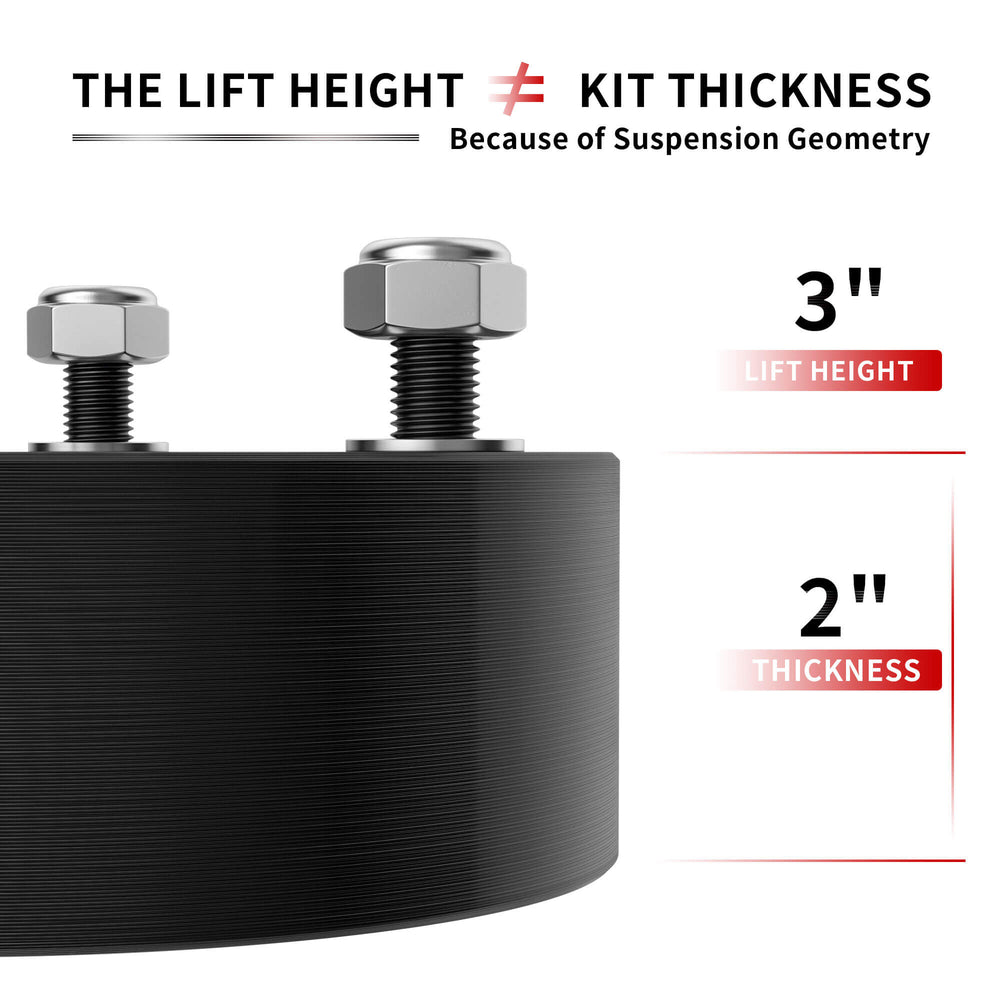 Richeer 3" Front Leveling Kit for Chevy and GMC(Silverado, Sierra)