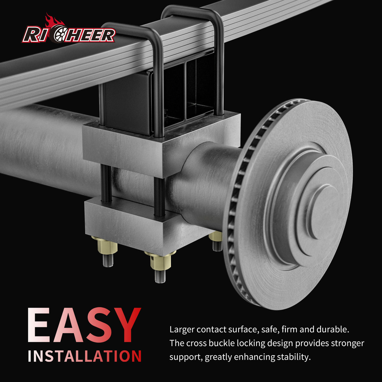 Richeer 3" Rear Leveling Kit for Chevy and GMC(Silverado, Sierra)