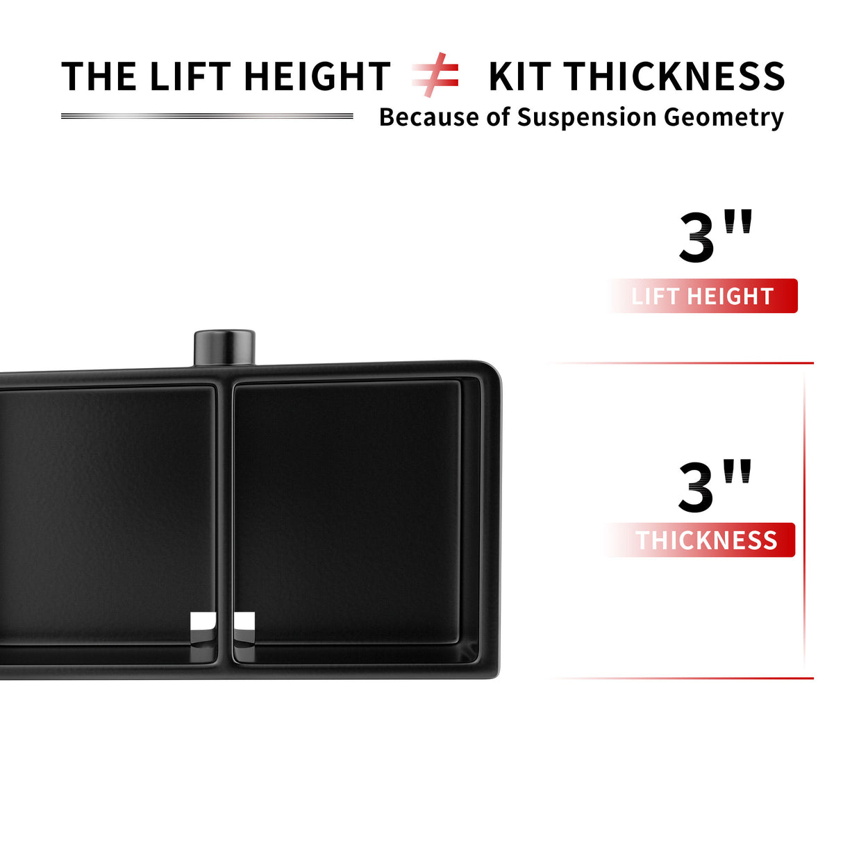 Richeer 3" Rear Leveling Kit for Chevy and GMC(Silverado, Sierra)