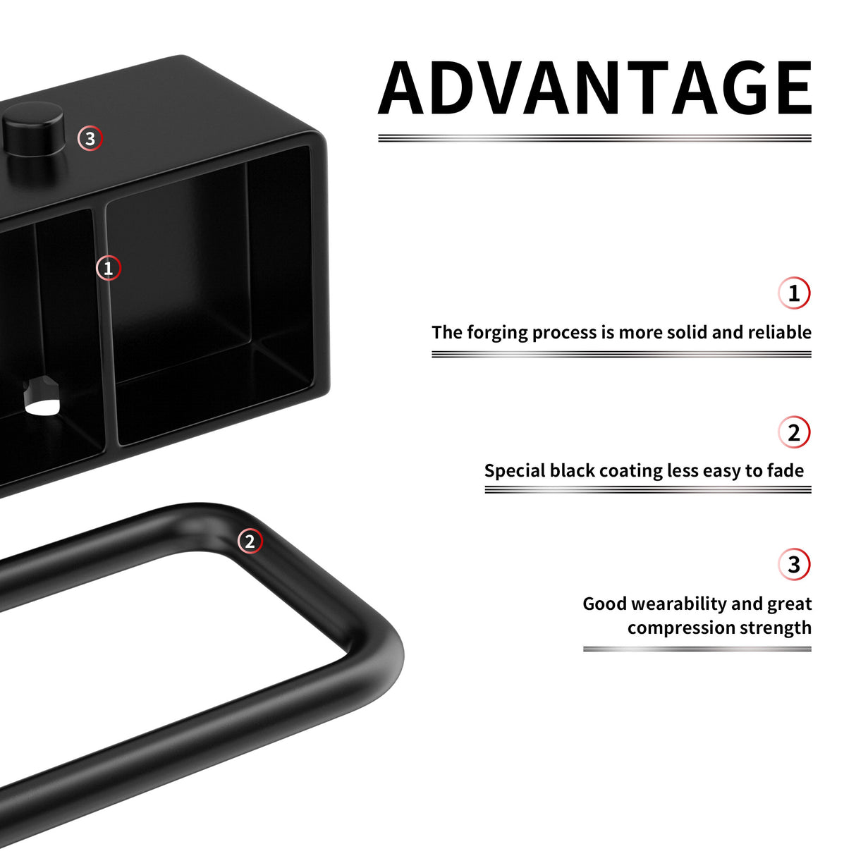 Richeer 3" Rear Leveling Kit for Chevy and GMC(Silverado, Sierra)