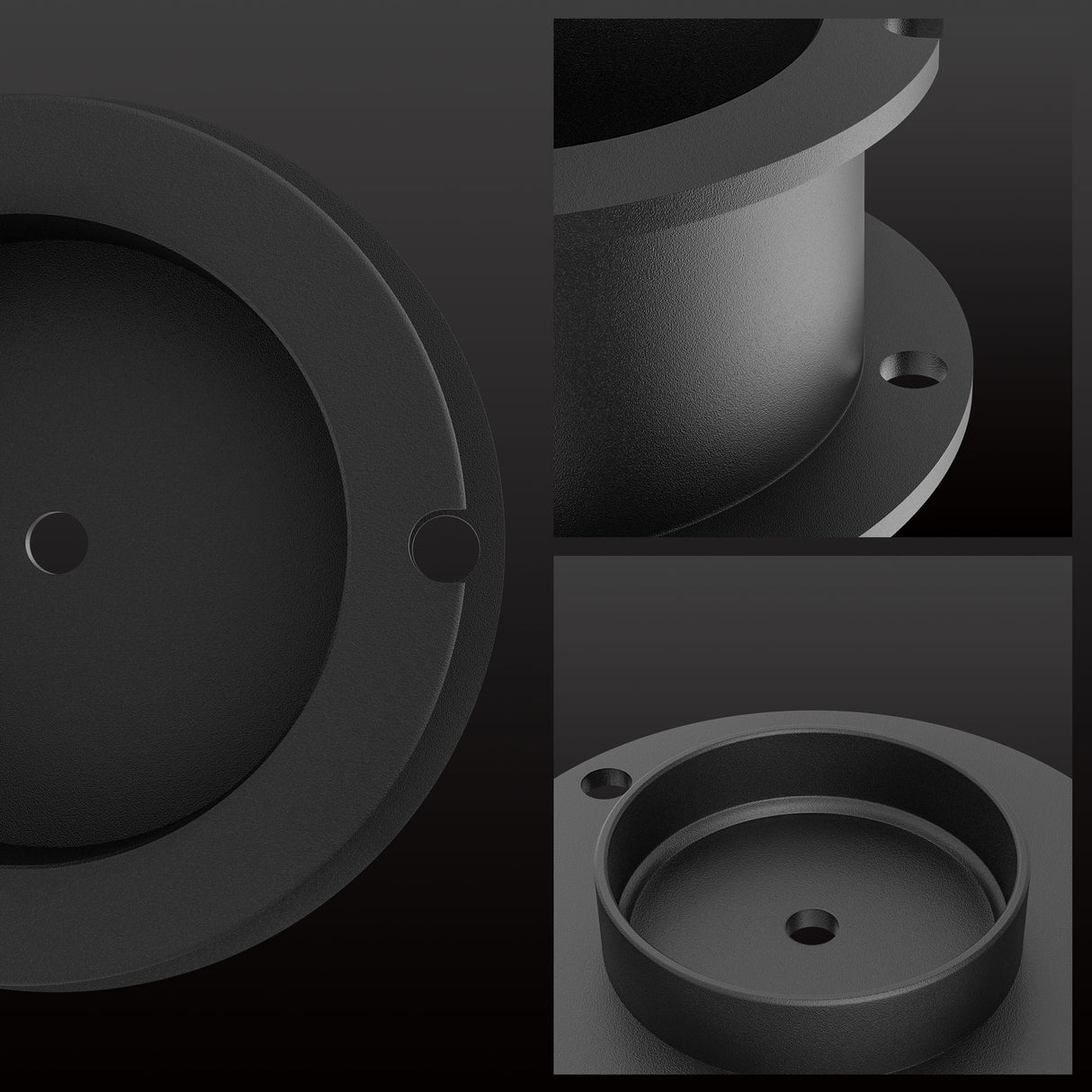 Richeer 3" Front Leveling Kit for Ram Heavy Duty Spring Strut Spacers With Shock Relocation Brackets(Ram 2500/3500)