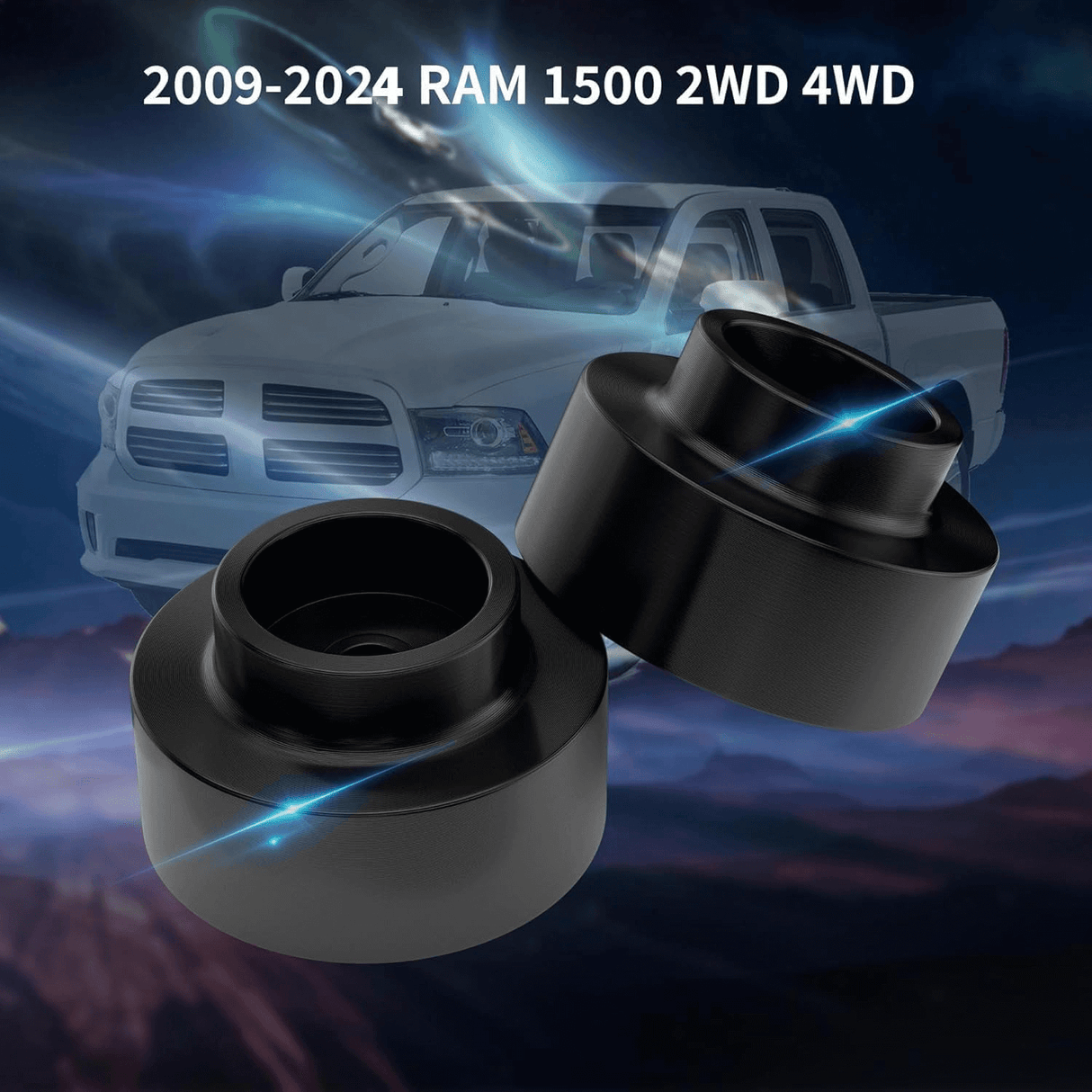 Richeer 2.5" Front 1.5" Rear Leveling Kit for Ram(Ram 1500)