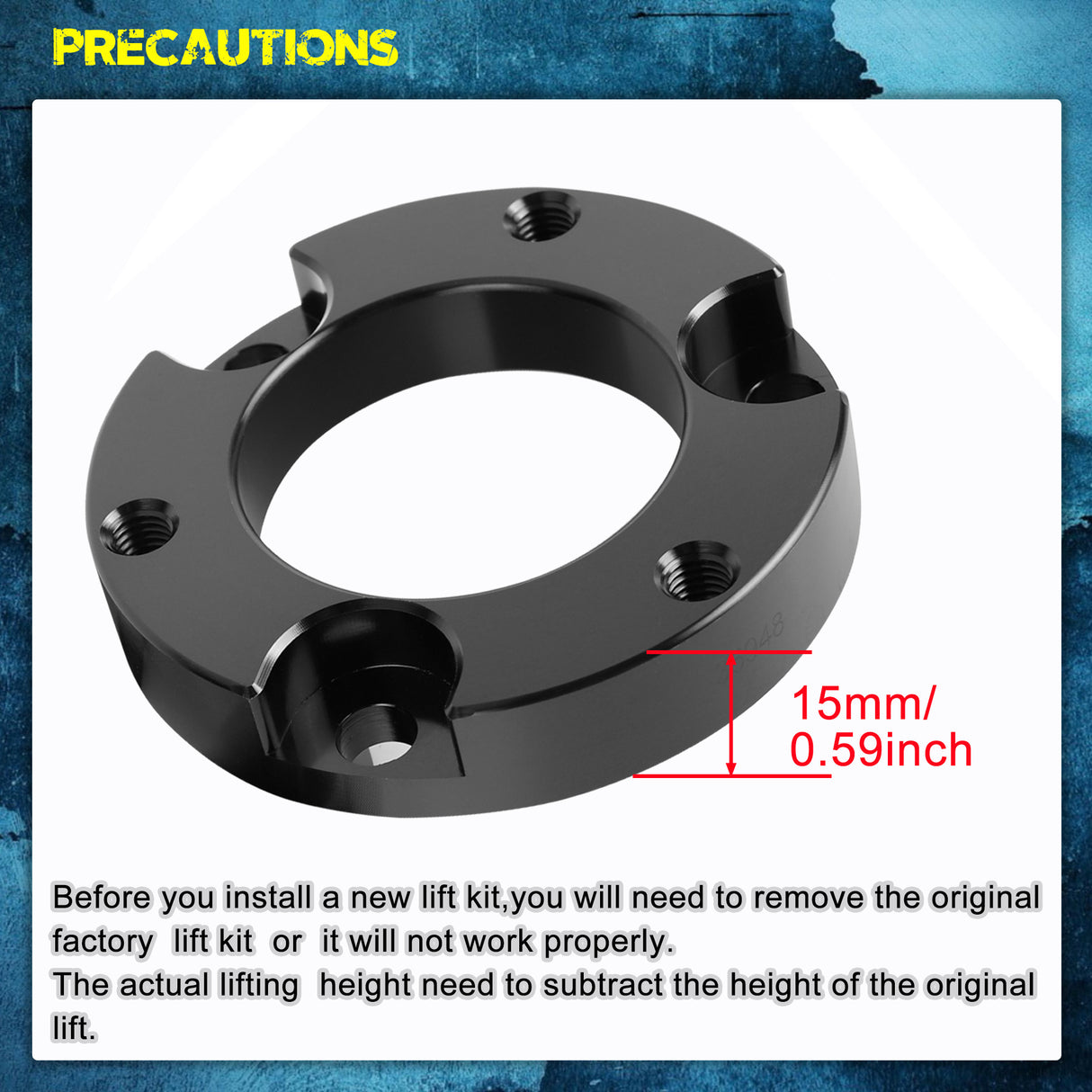 Richeer 2.5" Front Leveling Kit for Toyota(Tacoma, 4Runner)