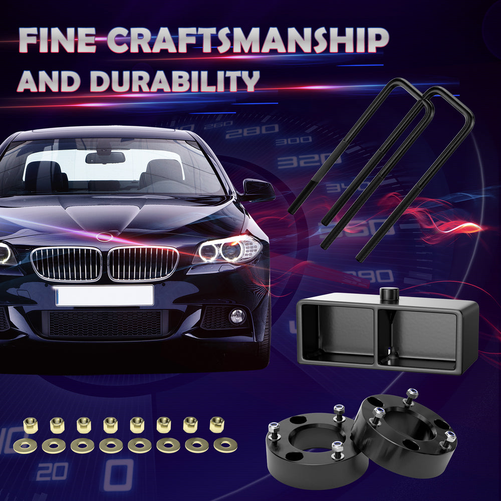 Richeer 2.5" Front 2" Rear Leveling Kit for Chevy and GMC(Silverado, Sierra)