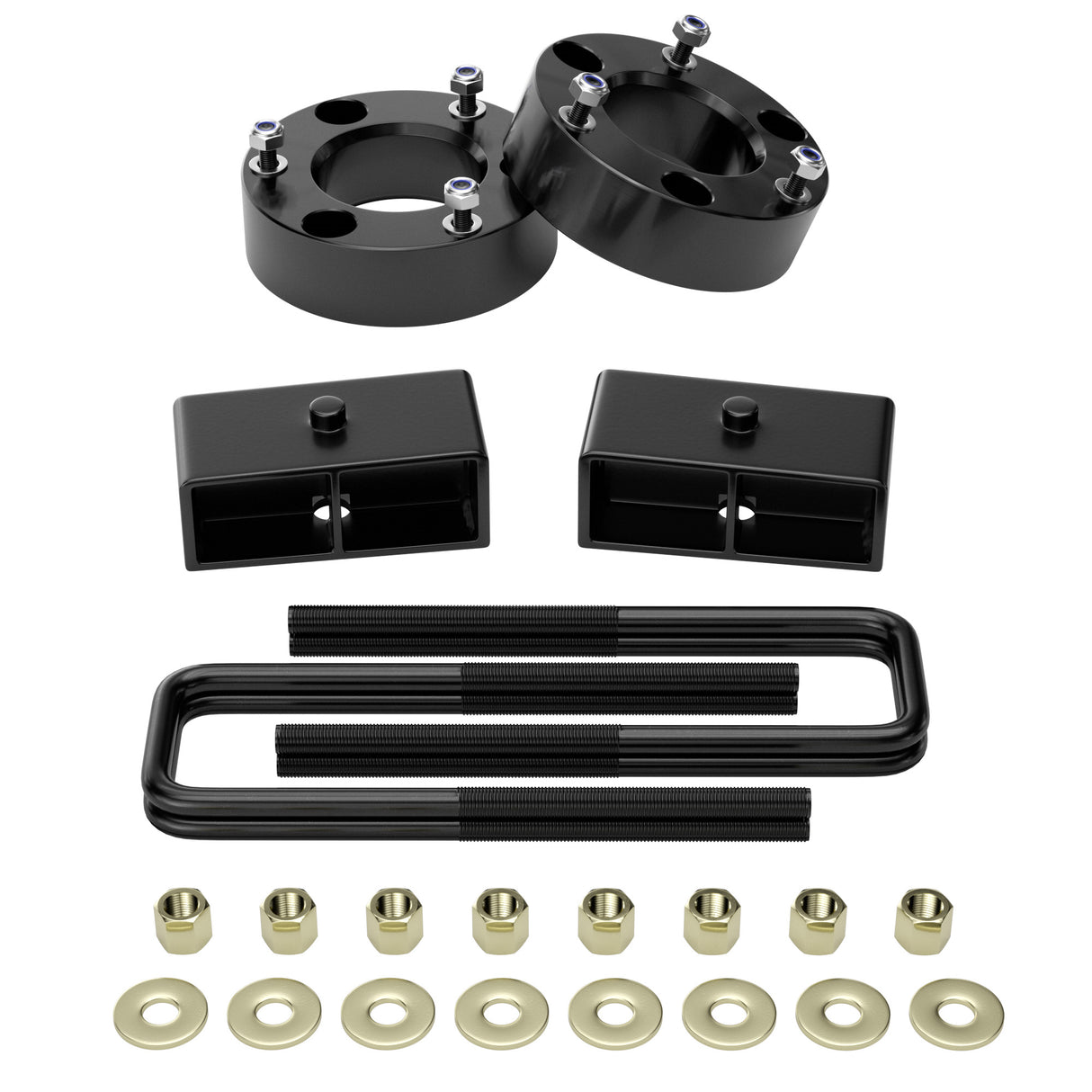 Richeer 2.5" Front 2" Rear Leveling Kit for Chevy and GMC(Silverado, Sierra)