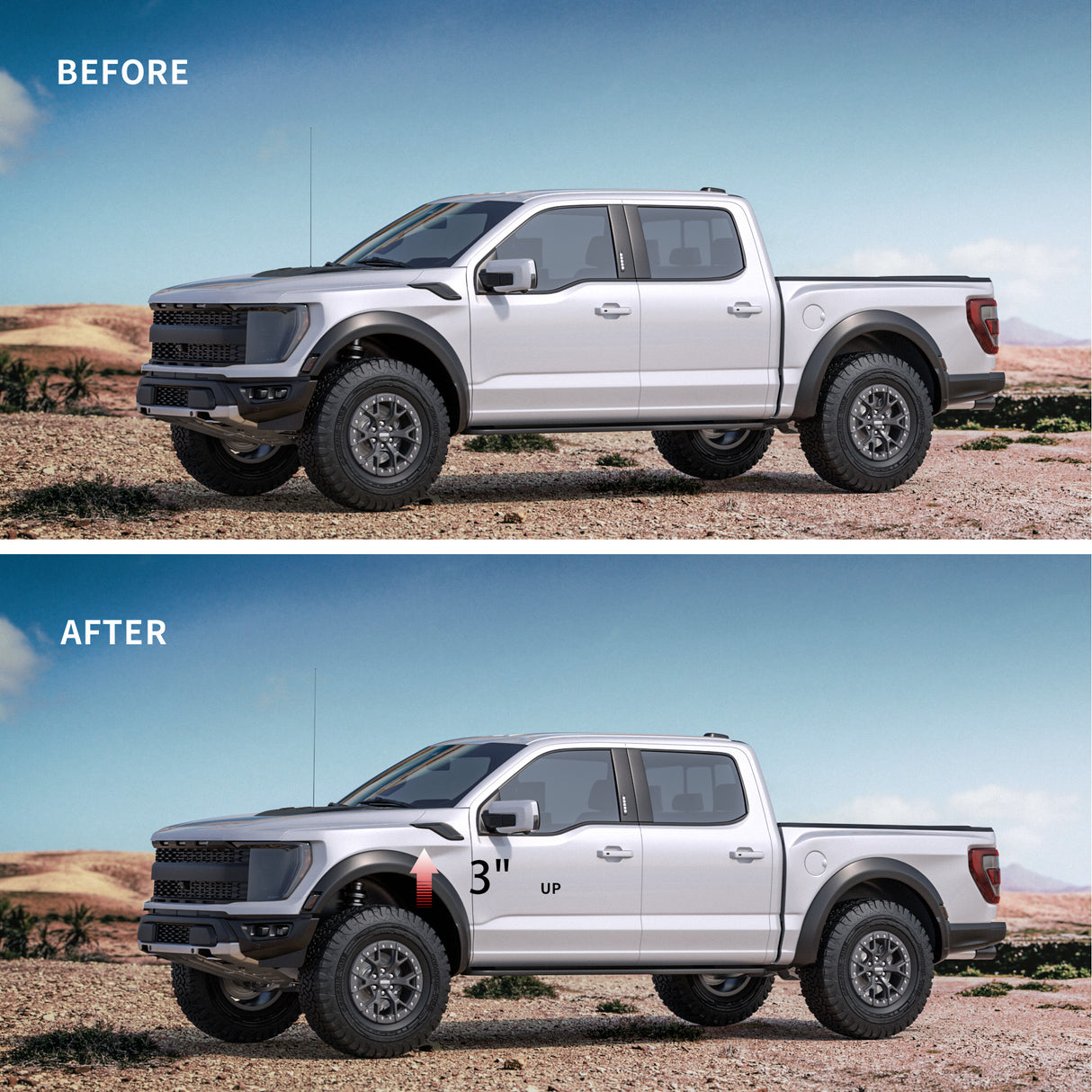 Richeer 3" Front Leveling Kit for Toyota(Tundra)