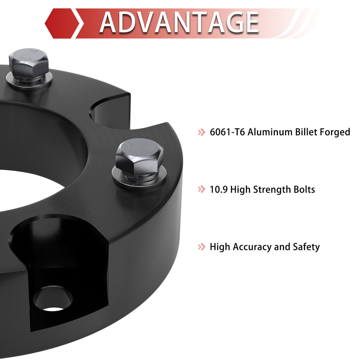 Richeer 2" Front Leveling Kit for Toyota(Tundra, Sequoia)