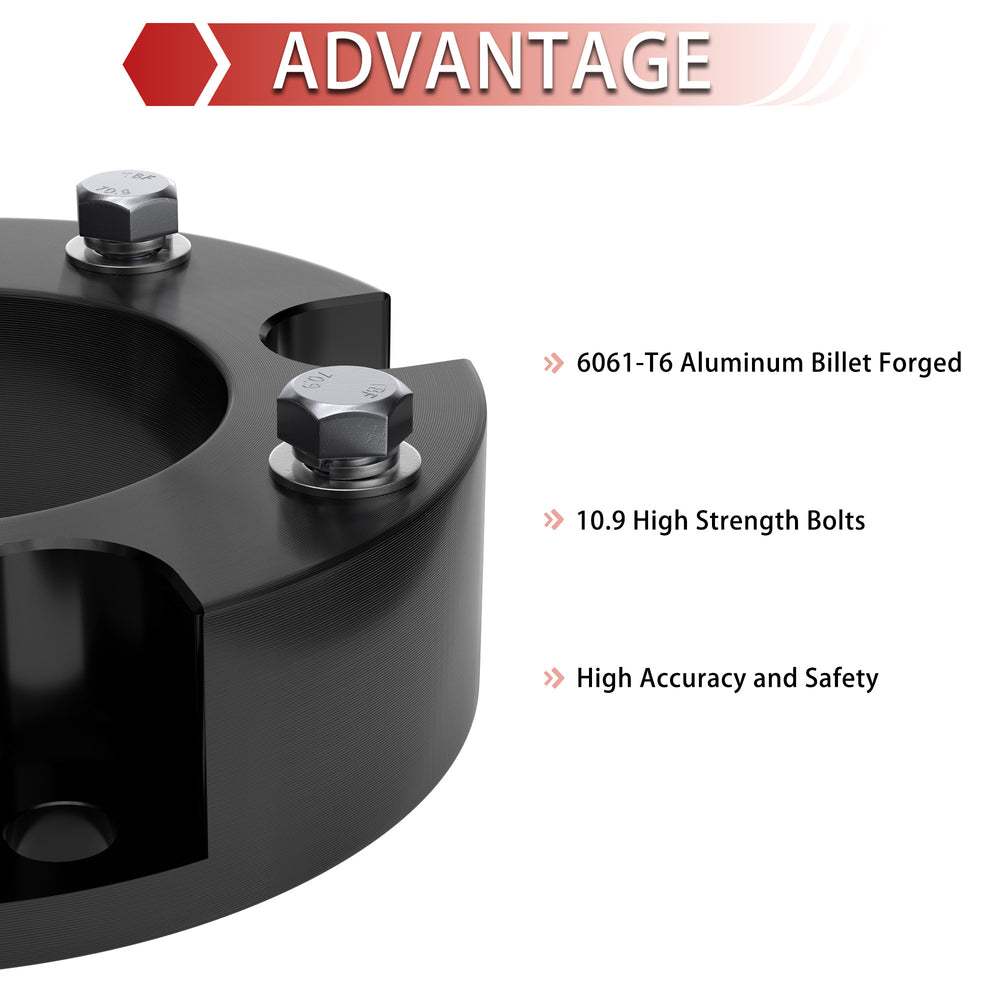 Richeer 2.5" Front Leveling Kit for Toyota(Tundra, Sequoia)