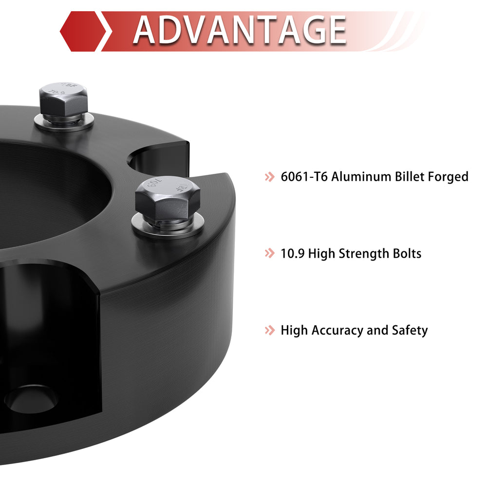 Richeer 3" Front 2" Rear Leveling Kit for Toyota(Tundra)