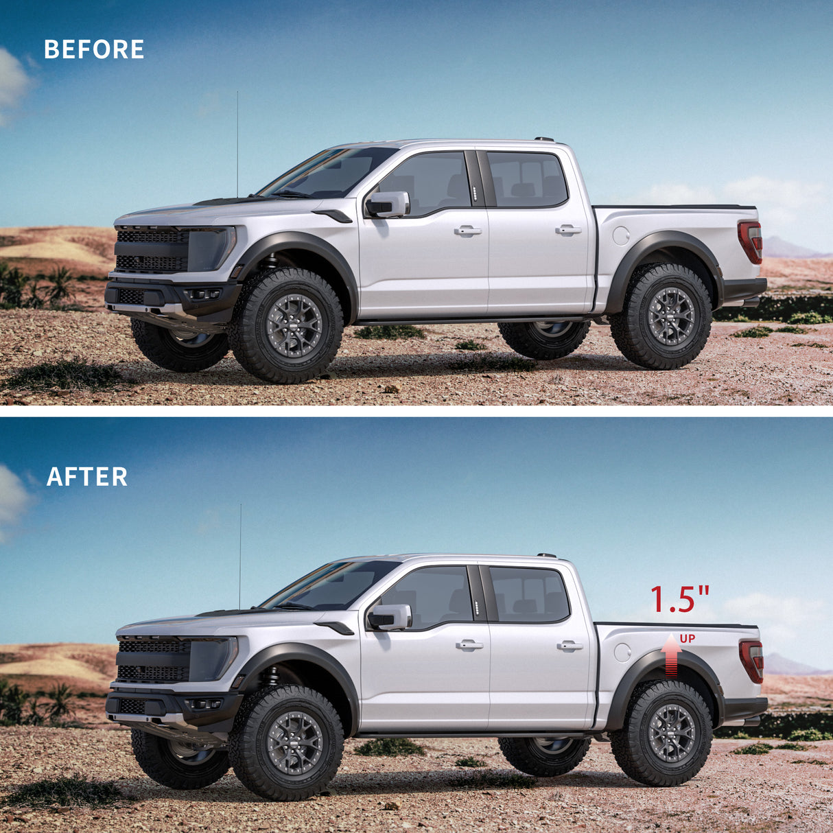 Richeer 1.5" Rear Leveling Kit for for Ram(Ram 1500)