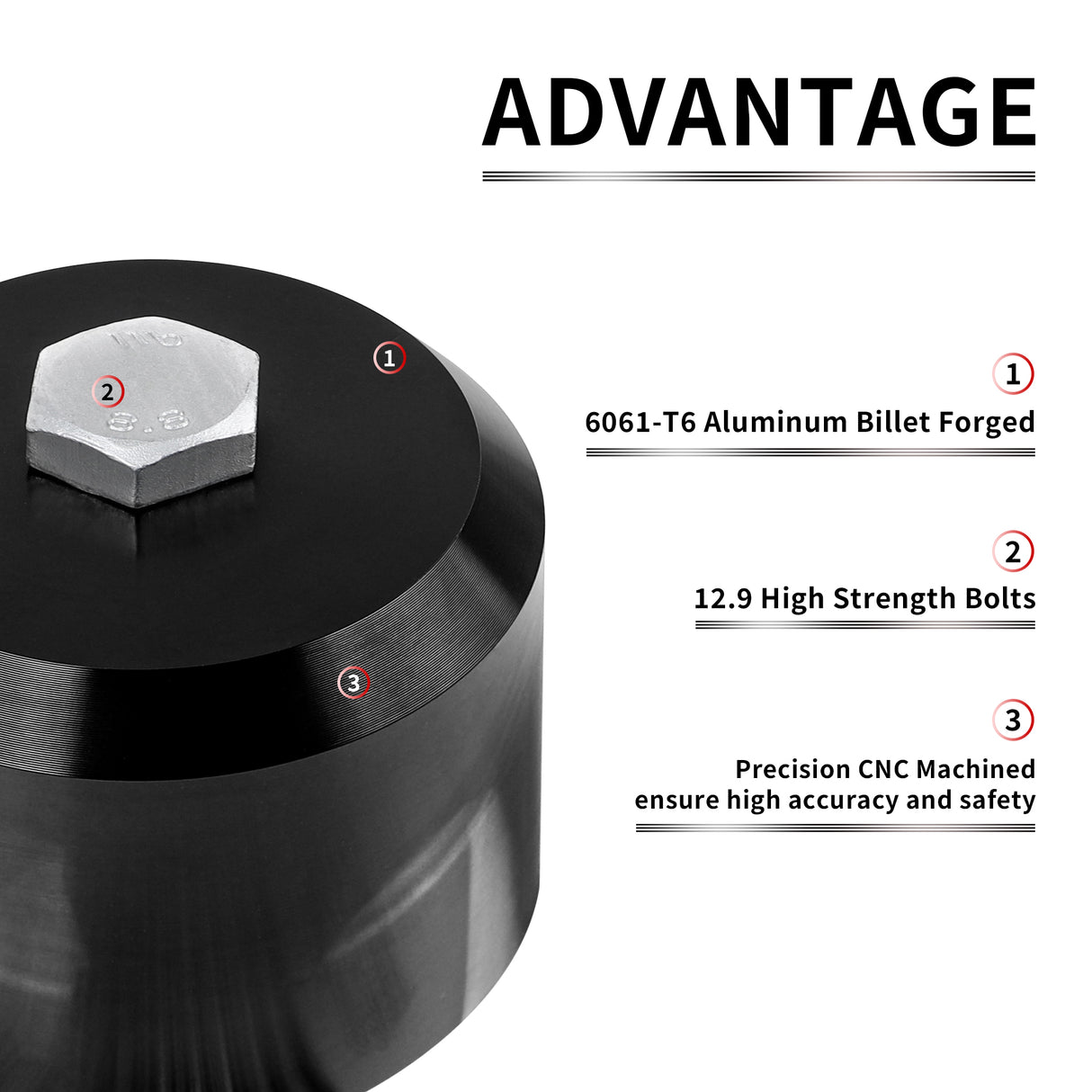 Richeer 2.5" Front Leveling Kit for Ford (F250, F350)