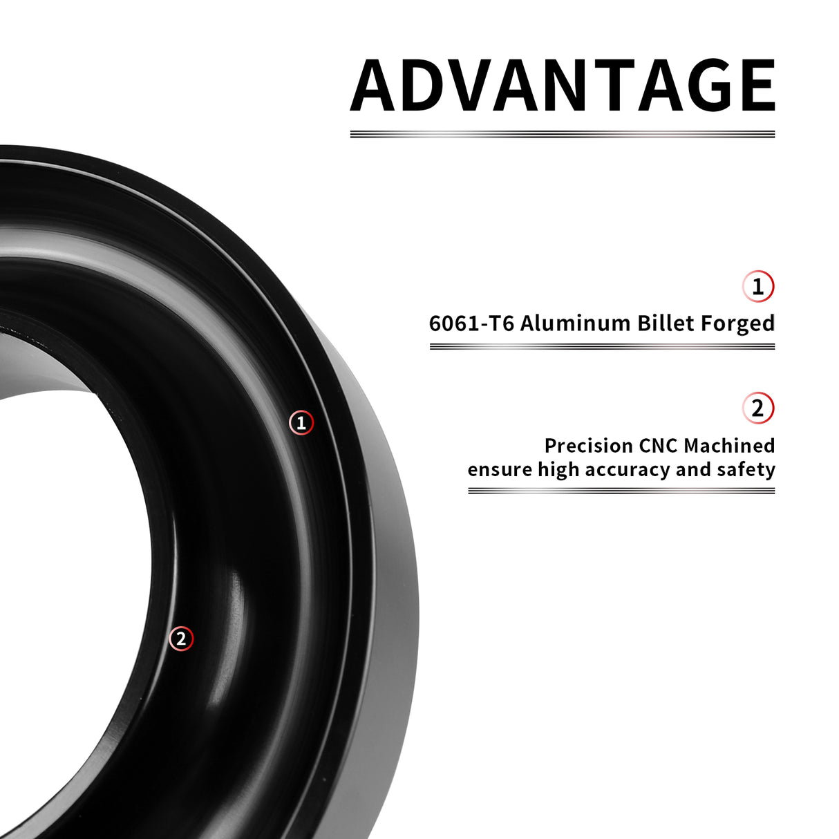 Richeer 3" Front Leveling Kit for Chevy (Silverado 1500)