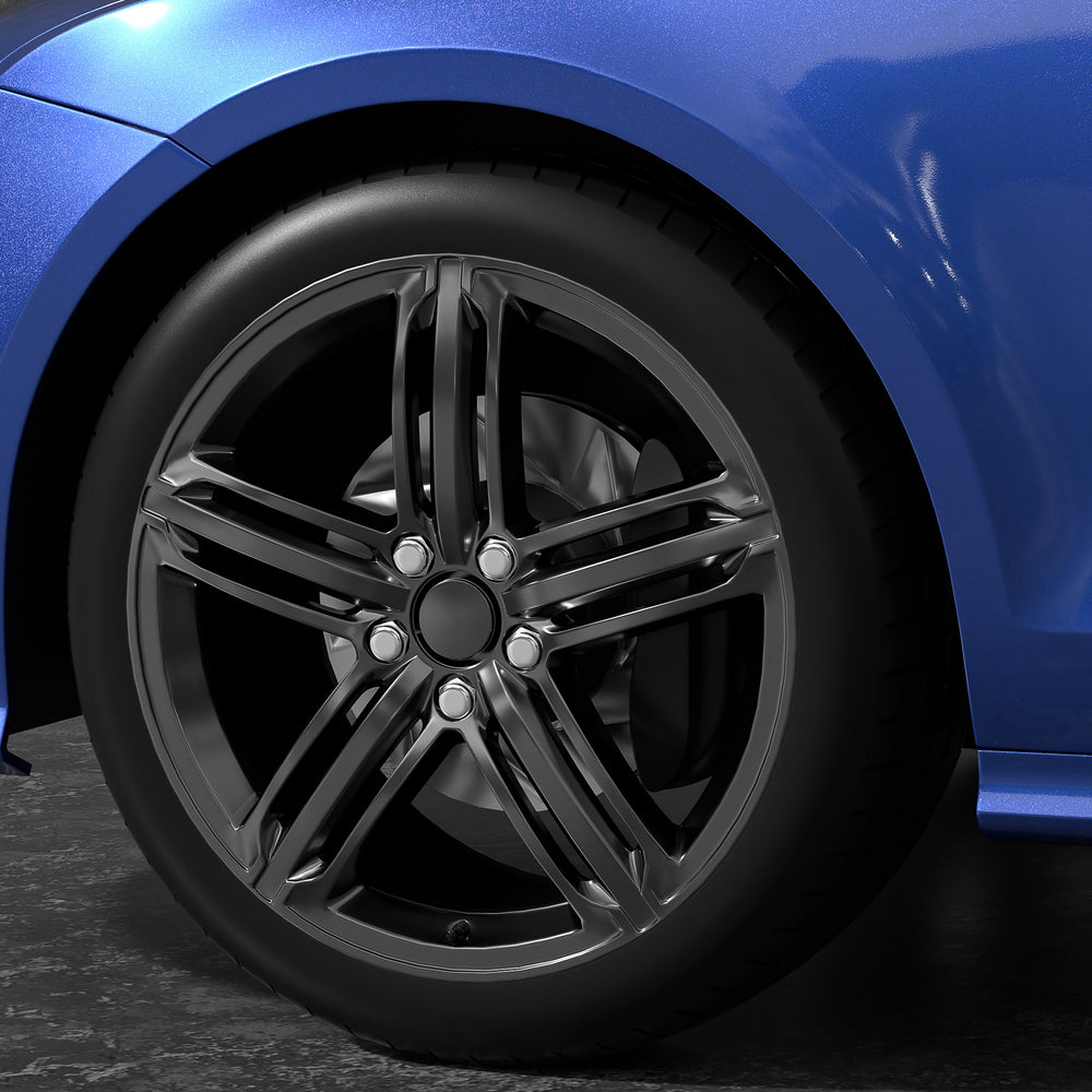 Richeer 1/2-20 Lug Nuts, 20PCS Bulge Acorn, Closed End for Trucks & SUVs - Chrome 1.38"