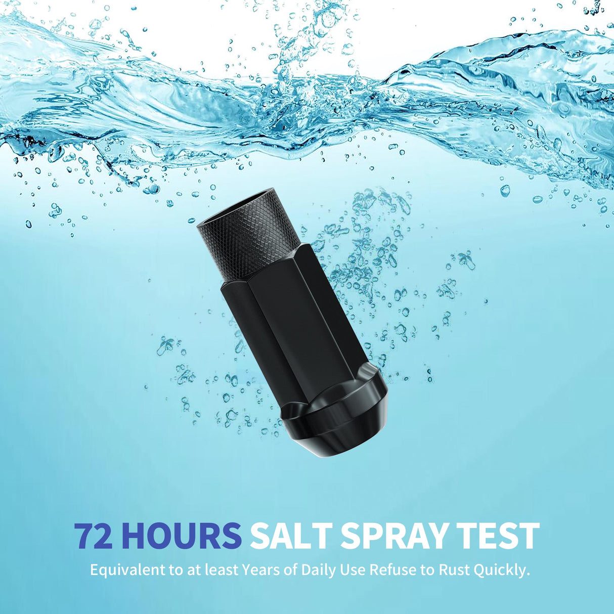 Richeer M12x1.5 Lug Nuts, 20PCS Bulge Acorn, Open End for Trucks & SUVs - Chrome