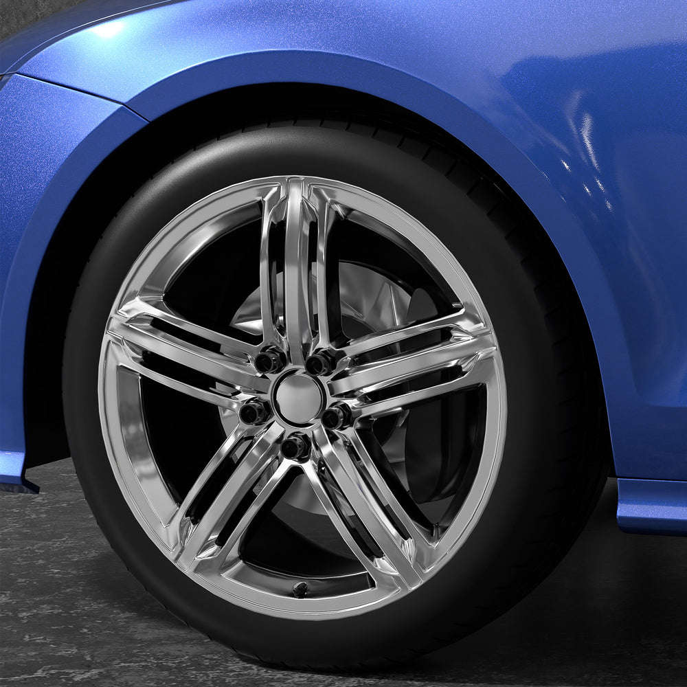 Richeer M12x1.5 Lug Nuts, 20PCS Bulge Acorn, Open End for Trucks & SUVs - Chrome