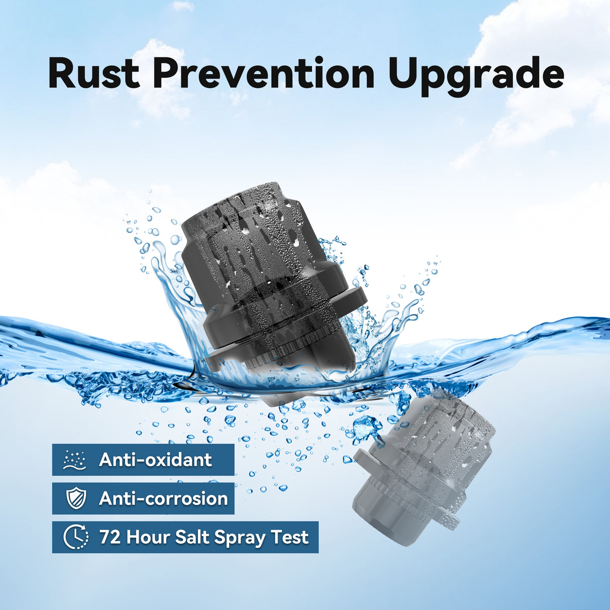 Richeer M12x1.25 Lug Nuts, 20PCS Bulge Acorn, Closed End for Trucks & SUVs - Black