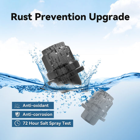 Richeer M12x1.25 Lug Nuts, 20PCS Bulge Acorn, Closed End for Trucks & SUVs - Black