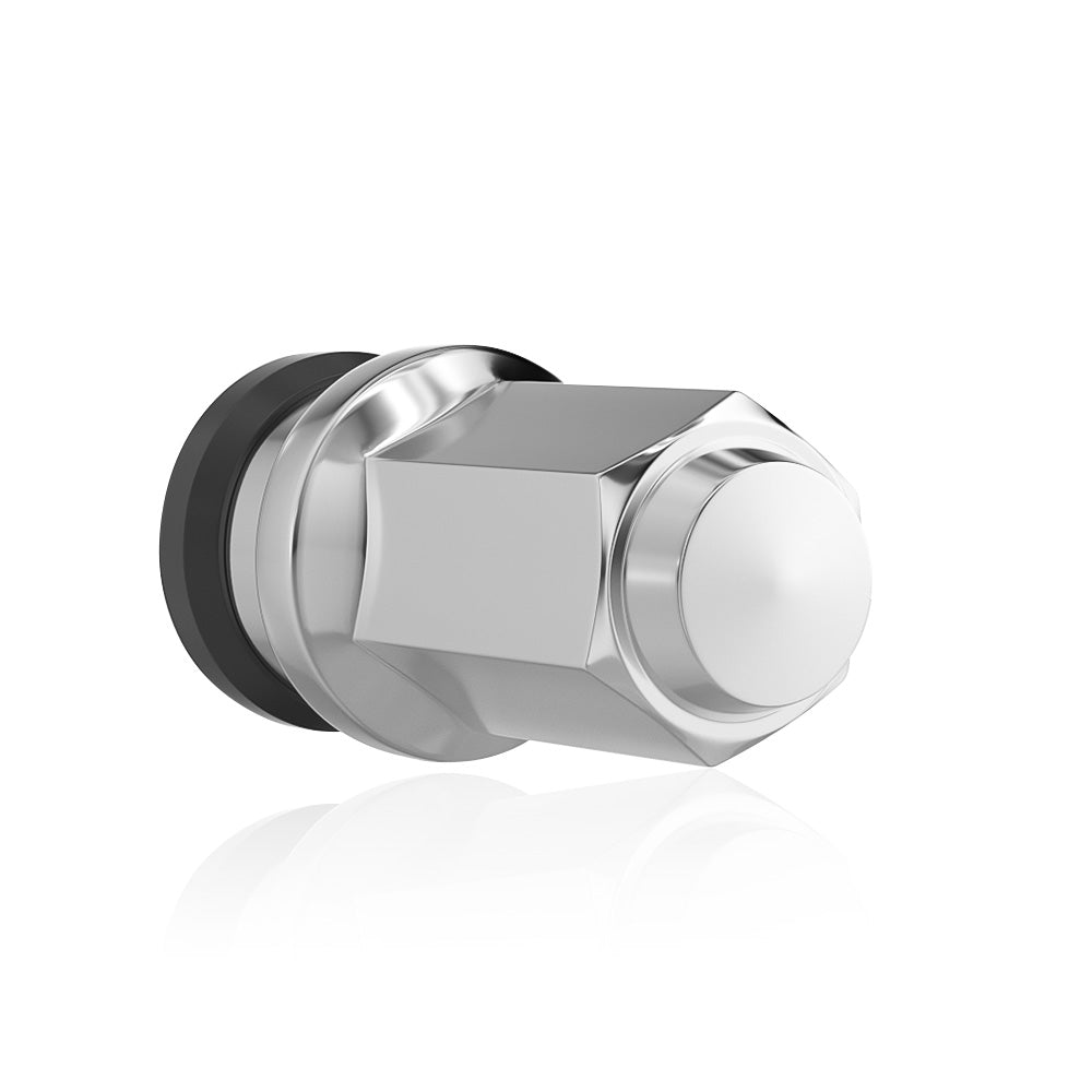 Richeer M14x1.5 Lug Nuts, 32PCS Spline Acorn, Closed End for Trucks & SUVs - Chrome