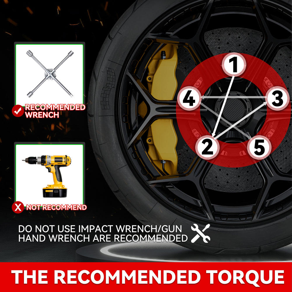 Richeer 9/16-18 Lug Nuts, 20PCS Bulge Acorn, Closed End for Trucks & SUVs - Chrome