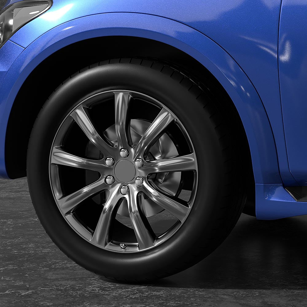 Richeer M14x2 Lug Nuts, 24PCS, Open End ET for Trucks & SUVs - Chrome