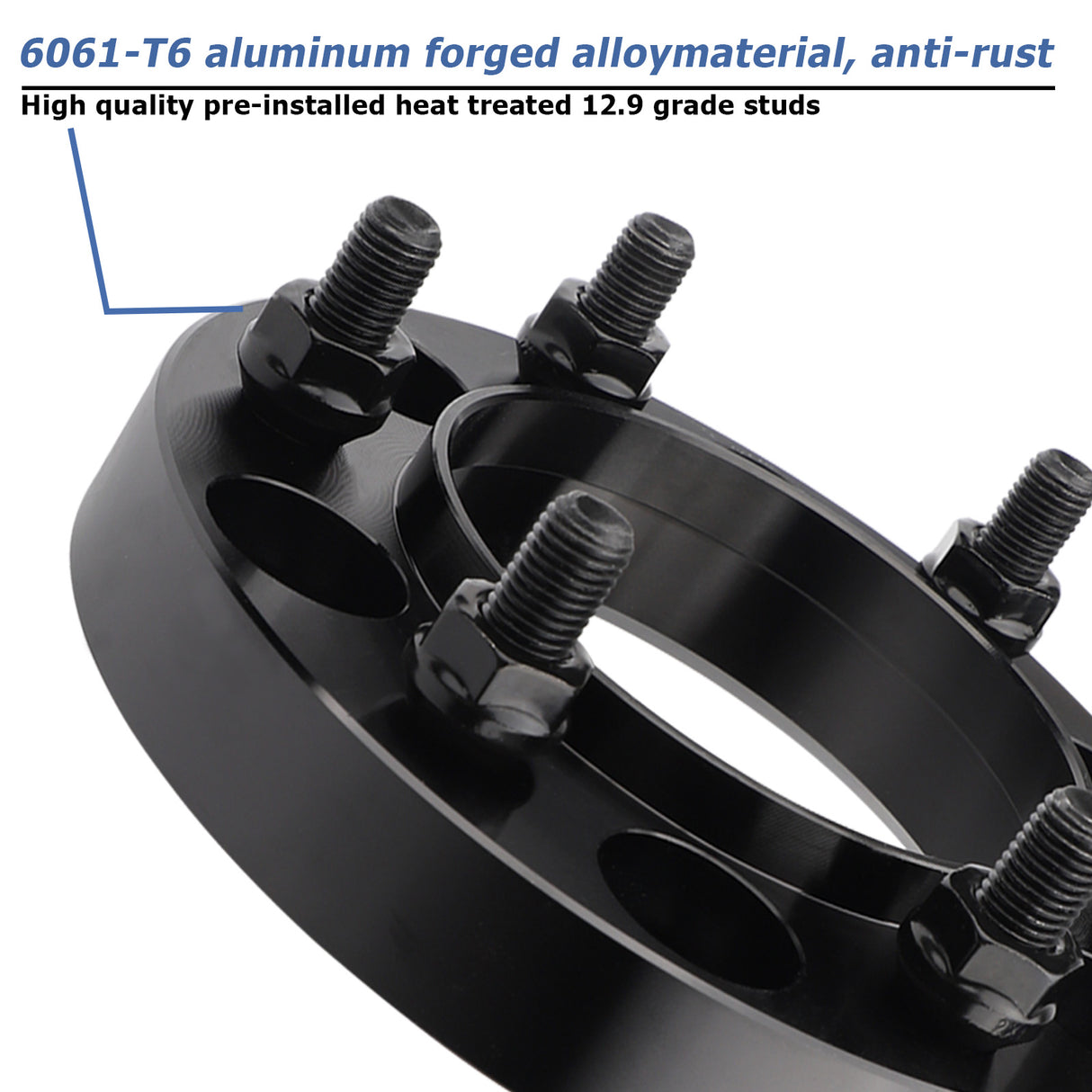 Richeer 1" 6x5.5 Hub Centric Wheel Spacers Fits Toyota 2003-2022 4Runner 2000-2022 Tacoma 2000-2006 Tundra 2007-2014 FJ Cruiser