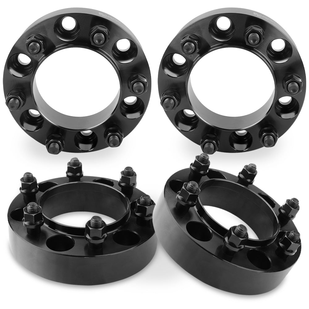 Richeer 6x5.5" Hub Centric Wheel Spacers Fits Toyota 2003-2022 4-Runner 2000-2023 Tacoma 2000-2006 Tundra 2007-2014 FJ Cruiser- 1.5" Thick Black