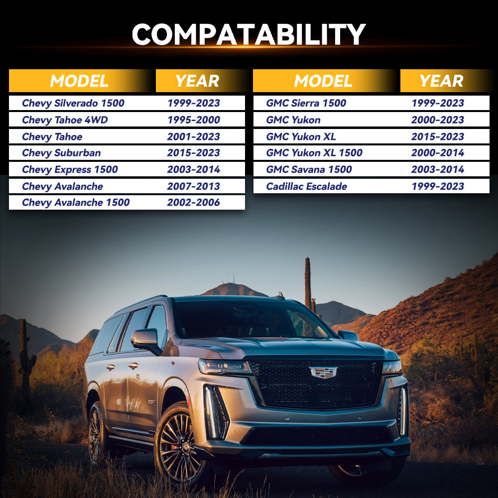 Richeer 6x5.5" Hub Centric Wheel Spacers Fits 1999+ Chevy Silverado | 2023+ Colorado | 1999+ GMC Sierra | 2023+ Canyon - 2" Thick Black