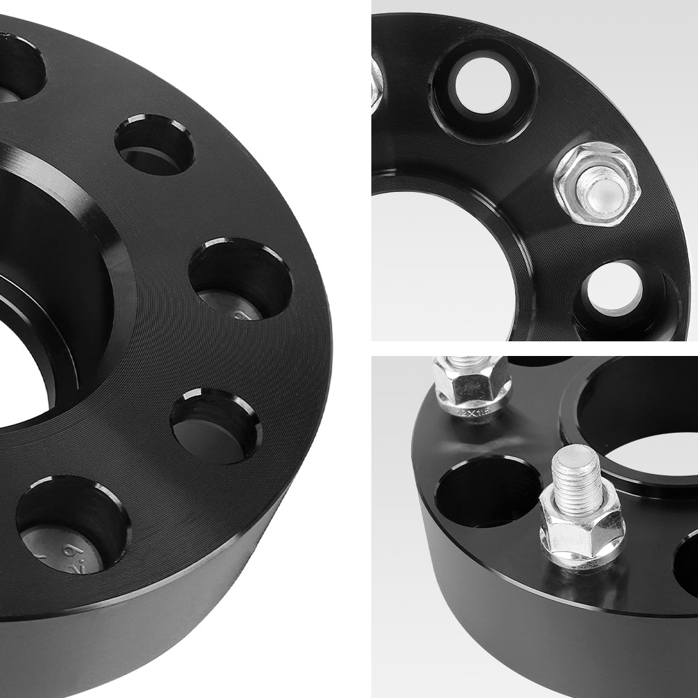 Richeer 2 PCS 2" Wheel Spacers 5x4.75 for Chevy S10 and Compatible Models with M12x1.5 Studs