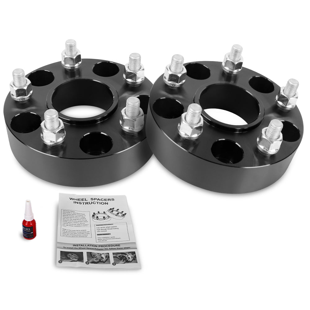 Richeer 2 PCS 2" Wheel Spacers 5x4.75 for Chevy S10 and Compatible Models with M12x1.5 Studs