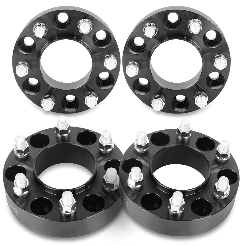 Richeer 6x135mm Hub Centric Wheel Spacers Fits 2015+ F150 | 2015+ Expedition | 2015+ Lincoln Navigator-1.5" Thick Black