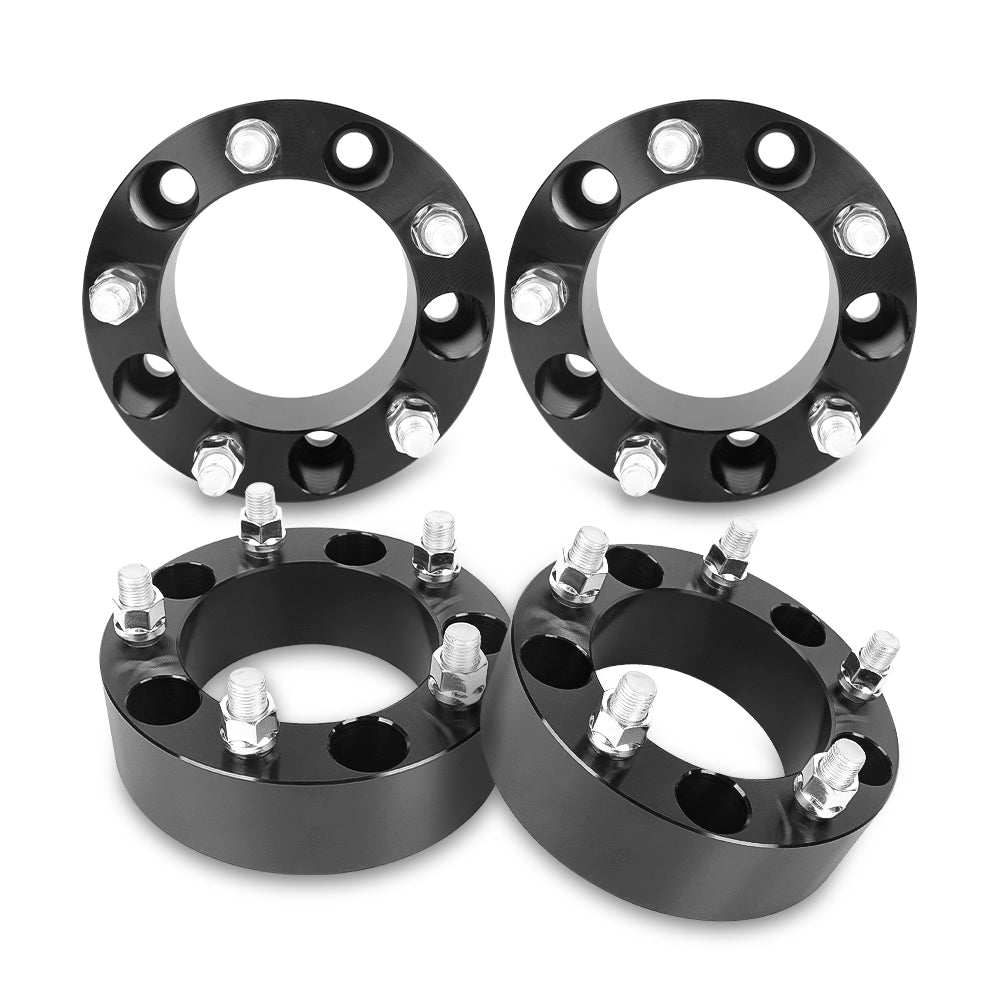 Richeer 5x5.5" Wheel Spacers for Off-Road Vehicles (Ram & More)-2" Thick Black