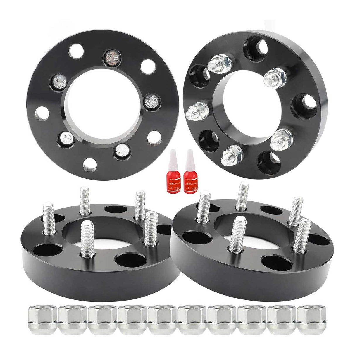 Richeer 5x5.5" to 5x4.5" Wheel Adapters for Off-Road Vehicles (Dodege, Ford & More)
