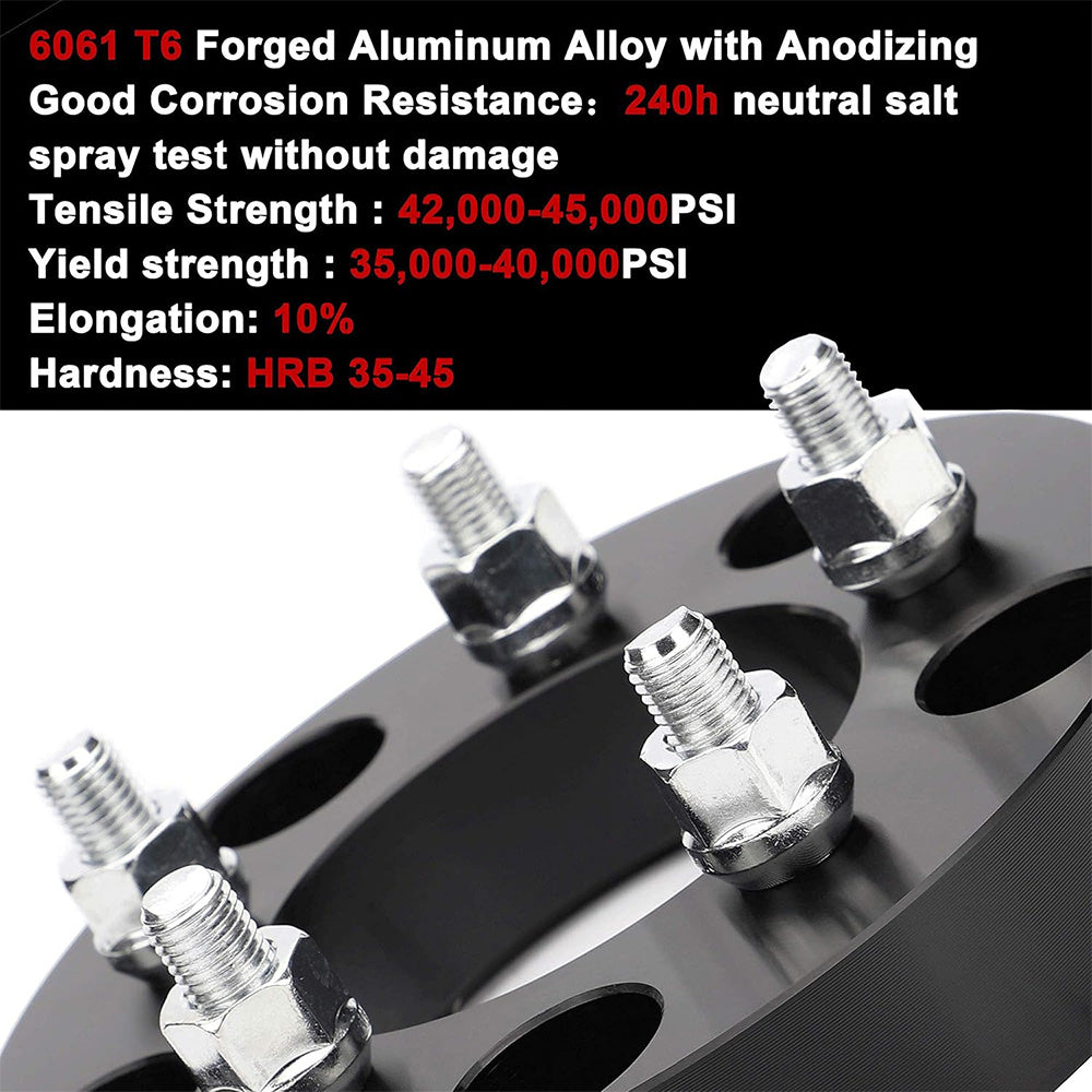 Richeer 1.5" Wheel Adapters 5x5.5 to 5x4.5 for Ram 1500 and Compatible Models