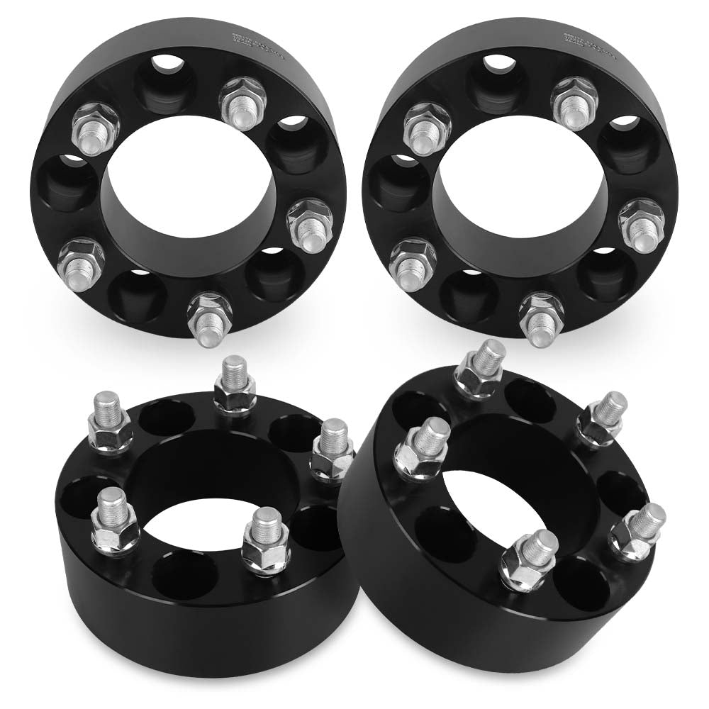 Richeer 5x4.5" Wheel Spacer for Wrangler Ranger Explorer Mustang Edge with 1/2-20 Studs 82.5mm Center Bore- 2" Thick