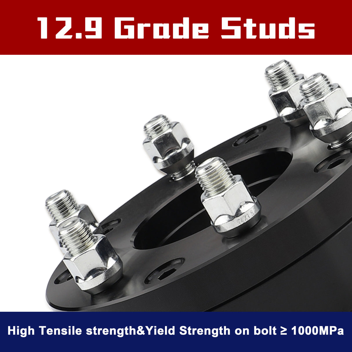 Richeer 5x5" to 6x5.5" Wheel Adapters for GM & Jeep 5 To 6 Lug Conversion