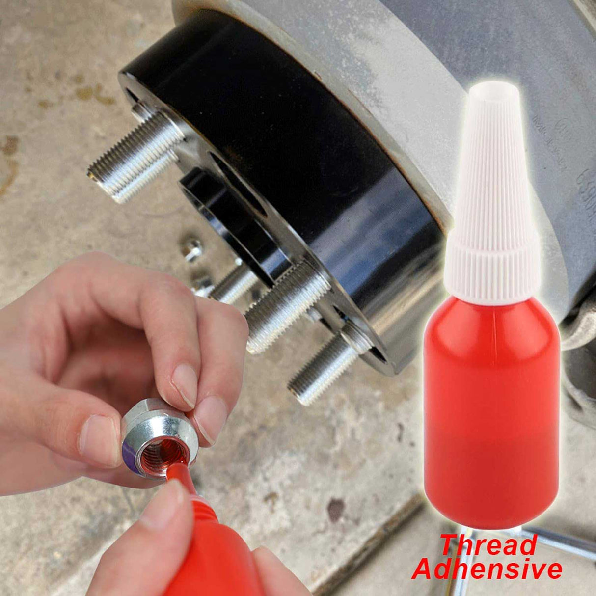 Richeer 8x180mm Wheel Spacers Fits 2011+ Chevy Silverado GMC Sierra 2500 3500 Single Rear Wheel Vehicles-2" Thick Black