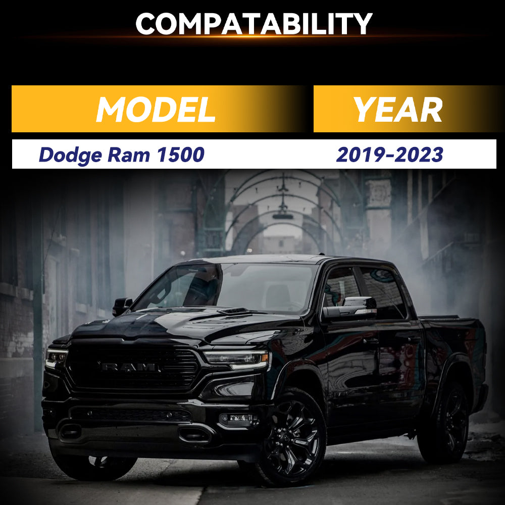 Richeer 6x5.5"(6x139.7) Hub Centric Wheel Spacers  Fits 2019+ Ram 1500- 2" Thick Black
