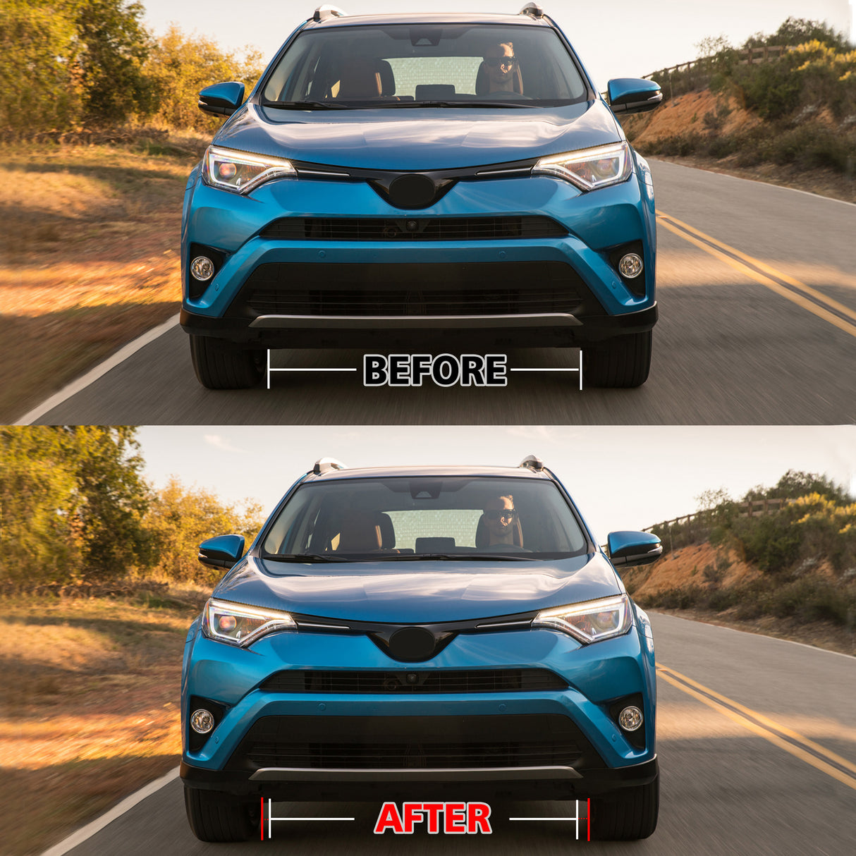 Richeer 5x4.5" 5x4.75" Wheel Spacers for Off-Road Vehicles (Toyota, Honda, Nissan & More) - 6mm Thick Black