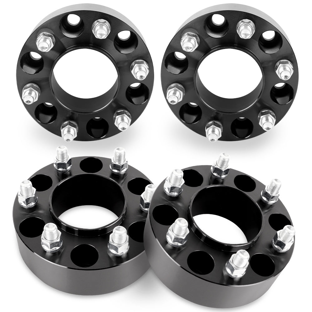 Richeer 6x135mm Hub Centric Wheel Spacers Fits 2015+ F150 | 2015+ Expedition | 2015+ Lincoln Navigator - 2" Thick Black