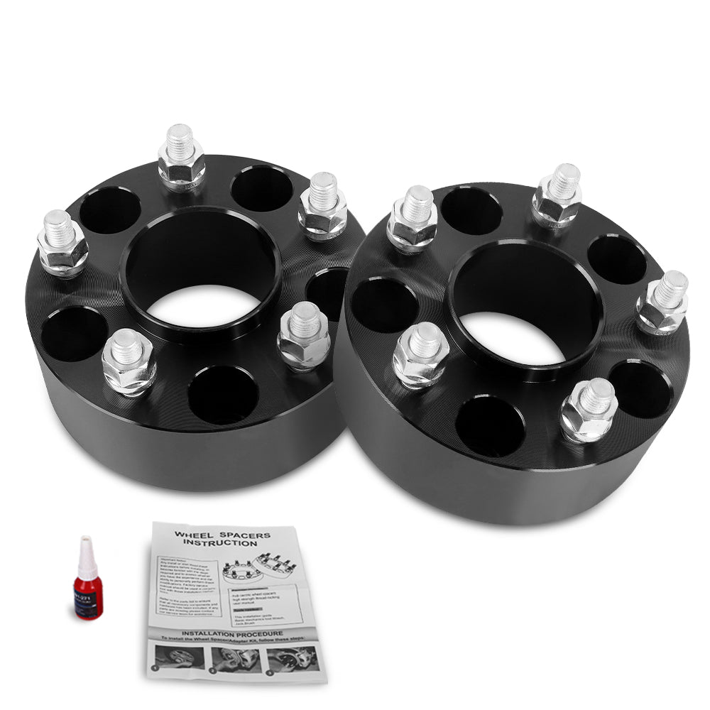 Richeer 5x4.75" Hub Centric Wheel SpacersFits Fits 1985-02 Chevy Camaro 1982-19 Corvette 1982-02 Pontiac Firebird-2" Thick Black